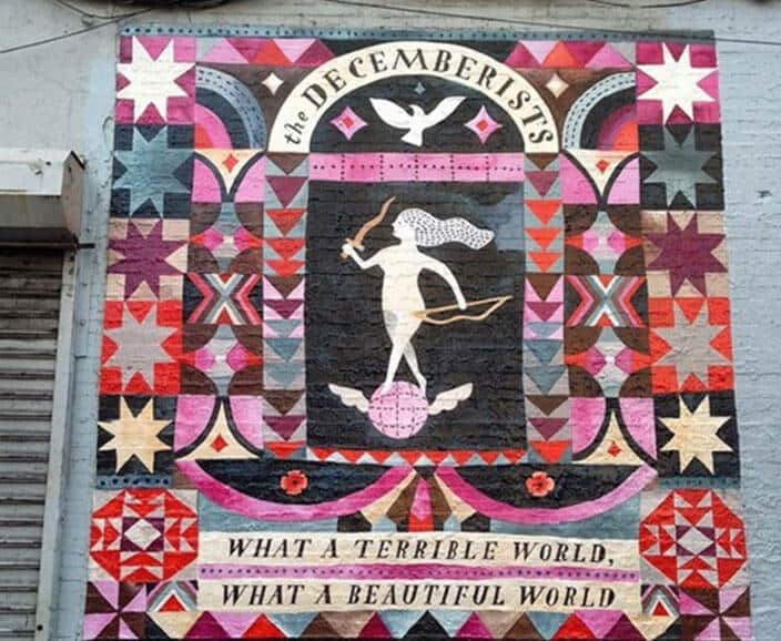 The Decemberists Mural