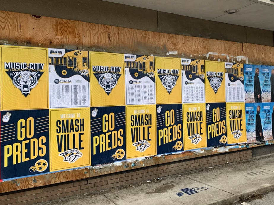 Nashville Predators Wild Posting