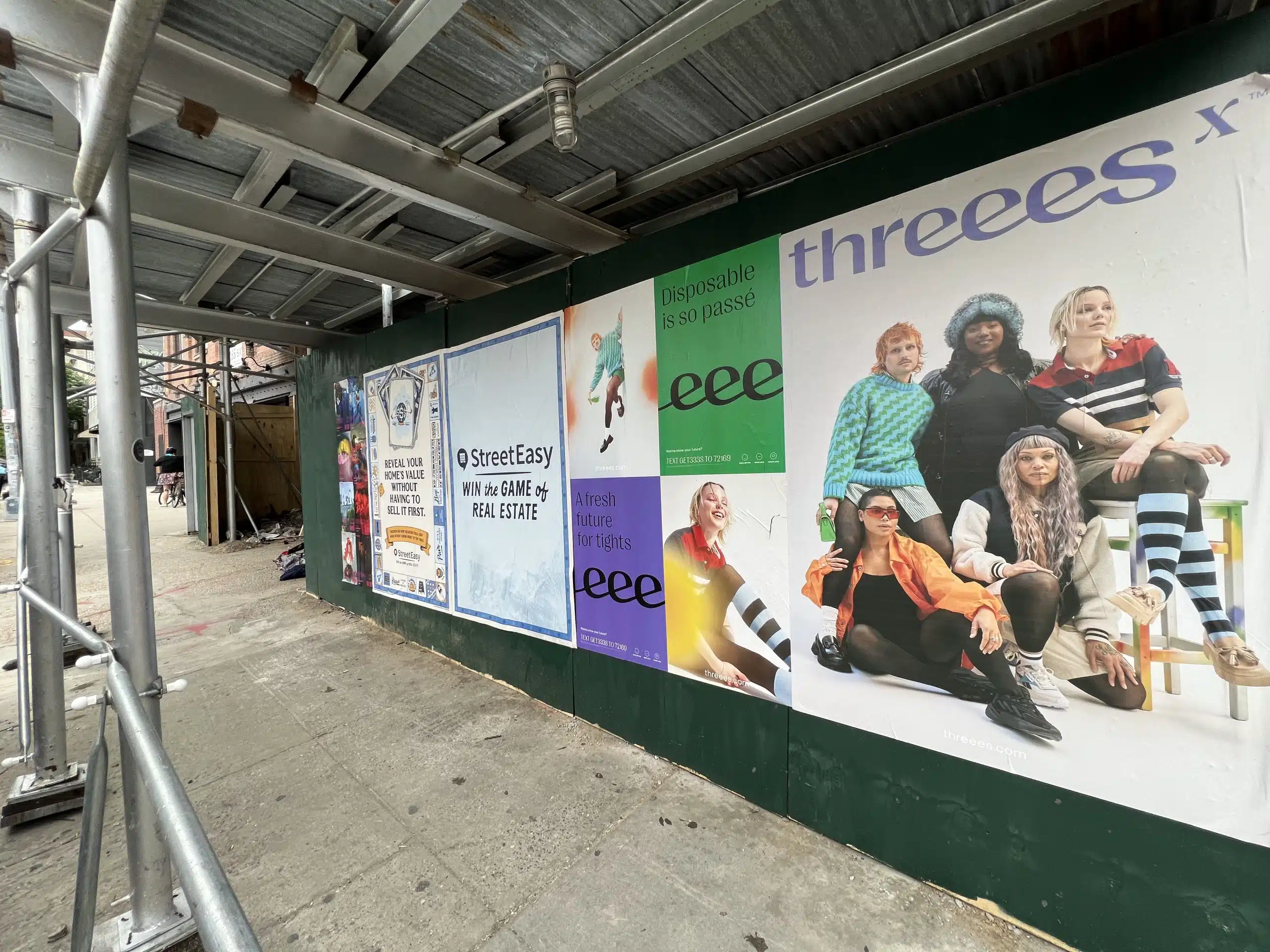 Threes 🌟 WILD POSTING® Threes Wild Posting