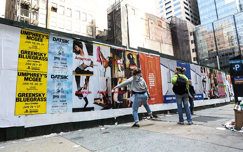 Wild Posting in New York City