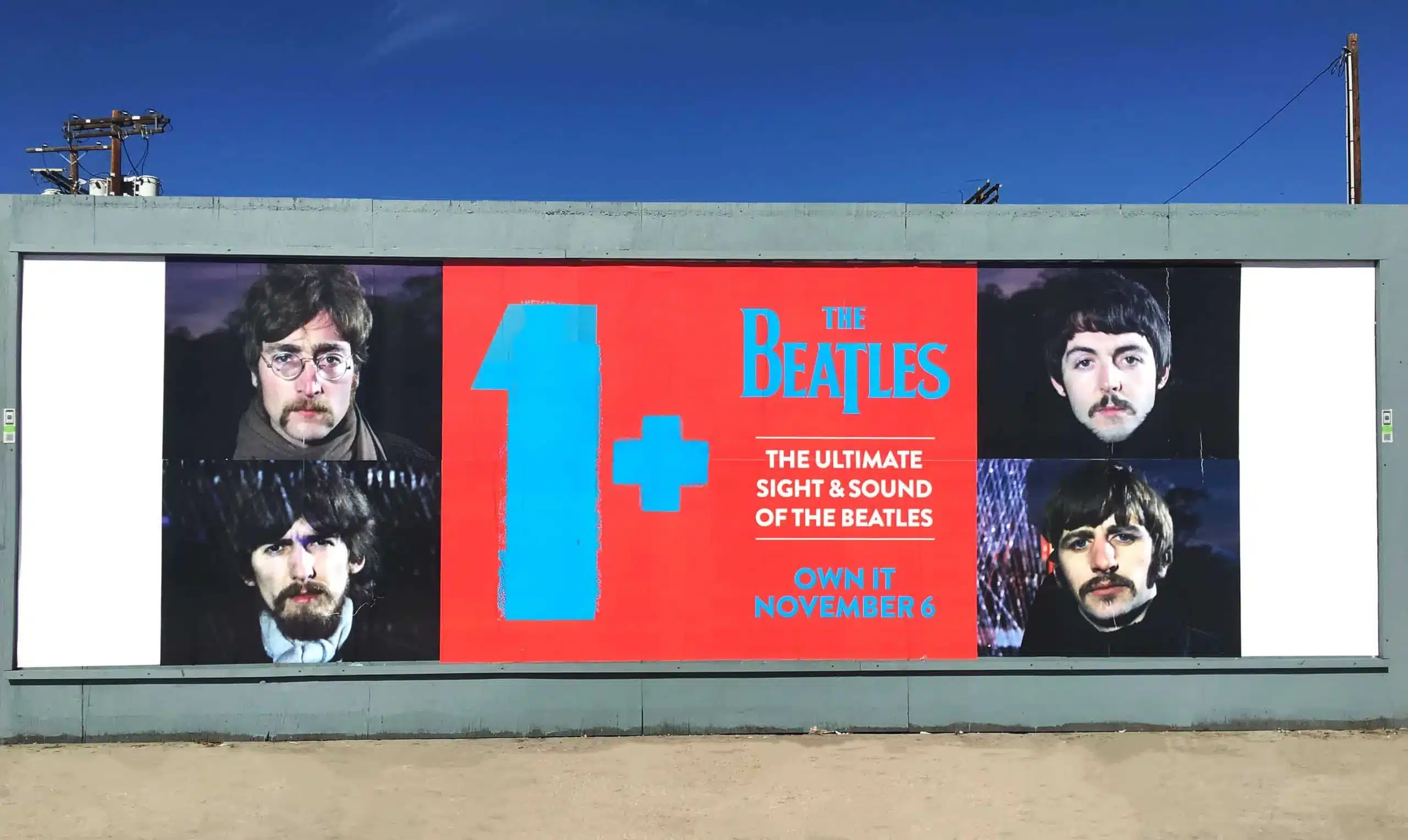The Beatles “Now and Then” Wild Posting® campaign in Los Angeles