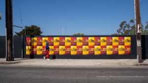 Wild Posting® campaign on S Western Ave and W 22nd St in Los Angeles.