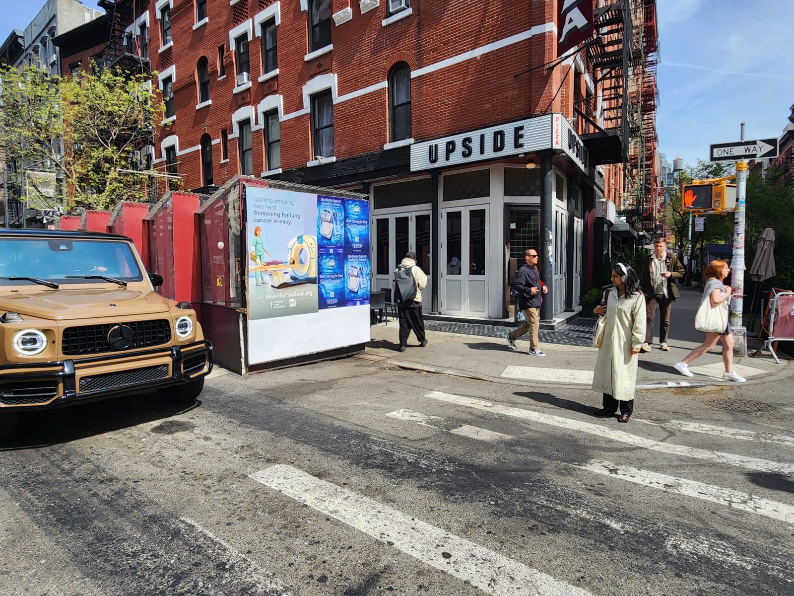 Erno Laszlo Wild Posting® installation at Spring Street and Mulberry Street in Nolita, NYC