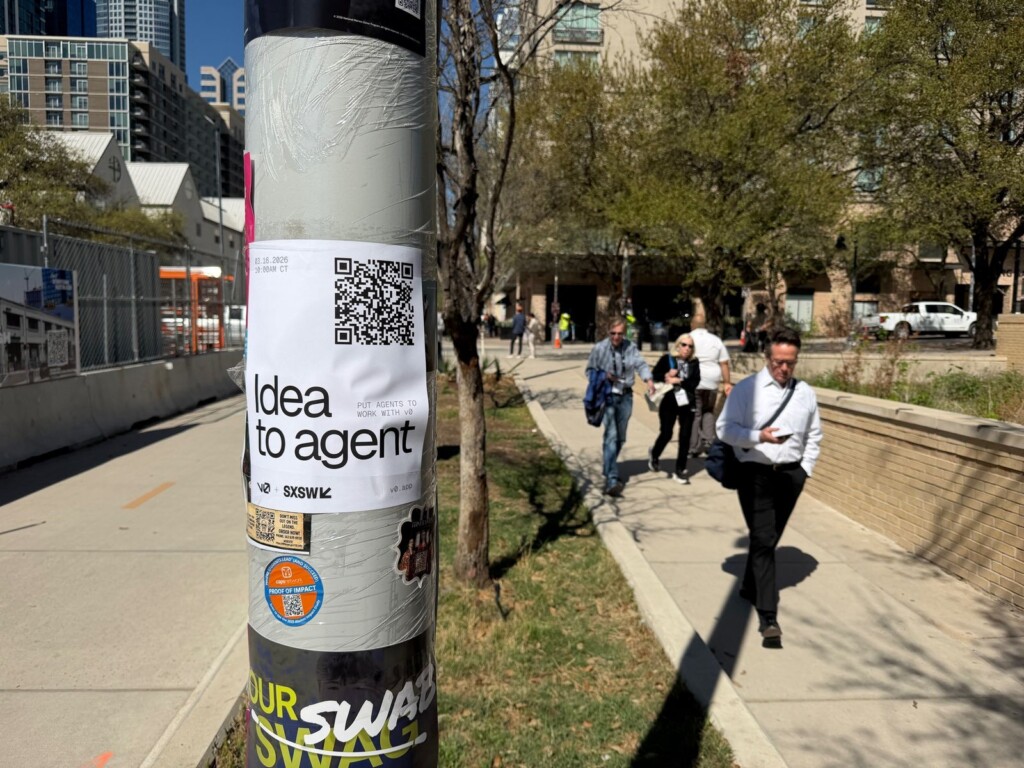 Flyer posting — Wild Posting® campaign around SXSW in Austin, Texas
