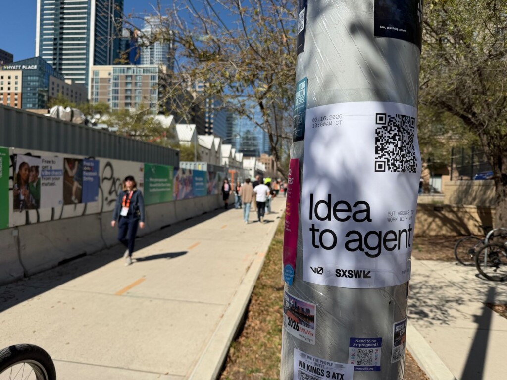 Flyer posting — Wild Posting® campaign at SXSW, Austin, TX