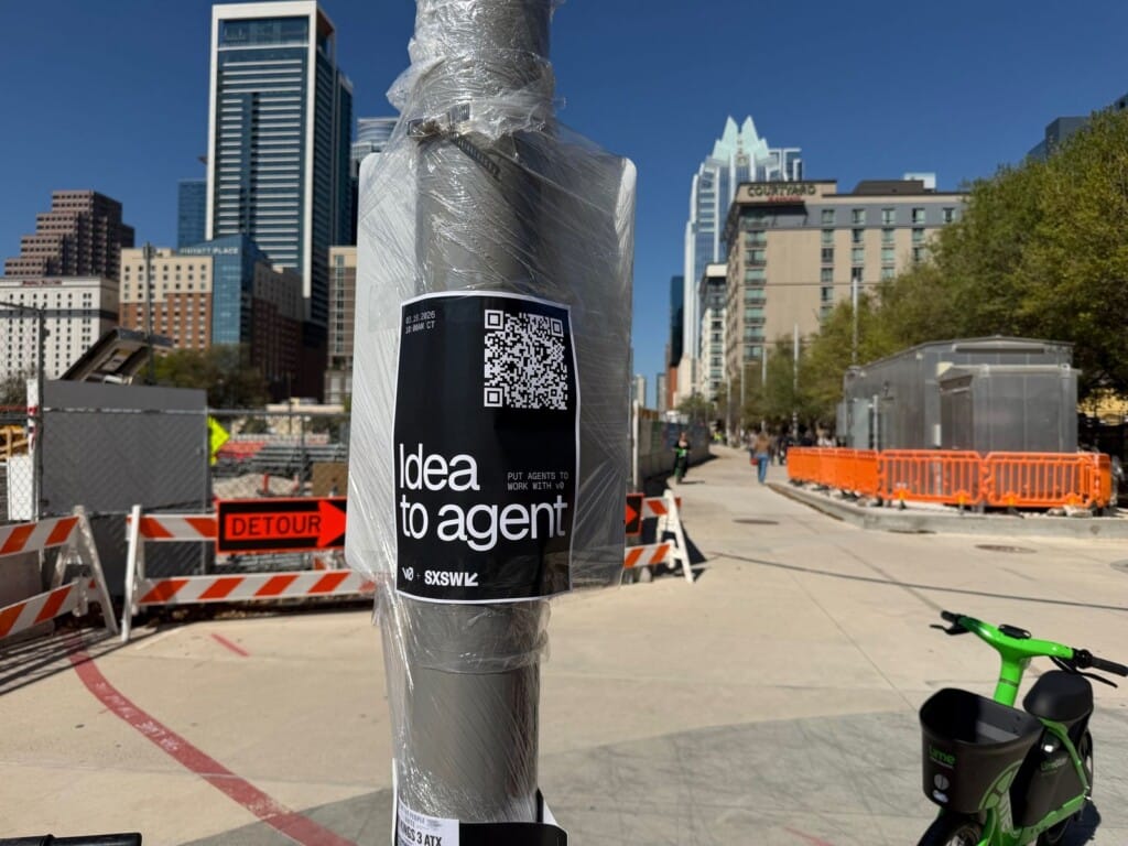 Flyer posting — Wild Posting® campaign at SXSW, Austin, TX