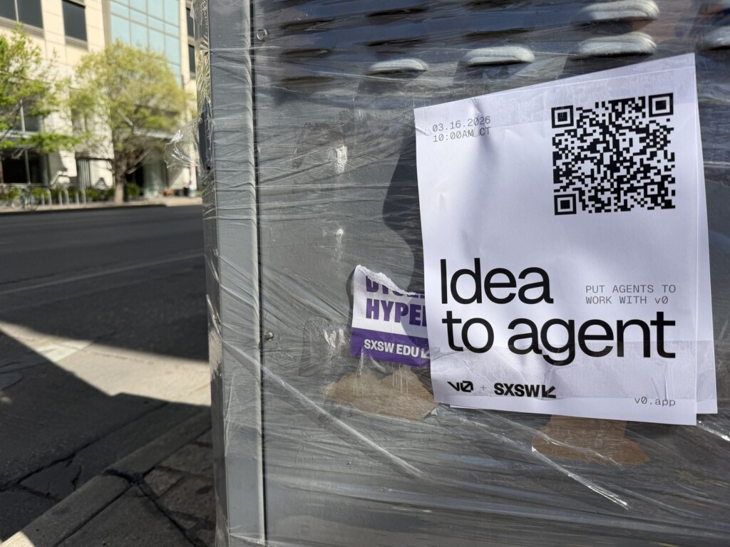Flyer posting — Wild Posting® campaign at SXSW, Austin, TX