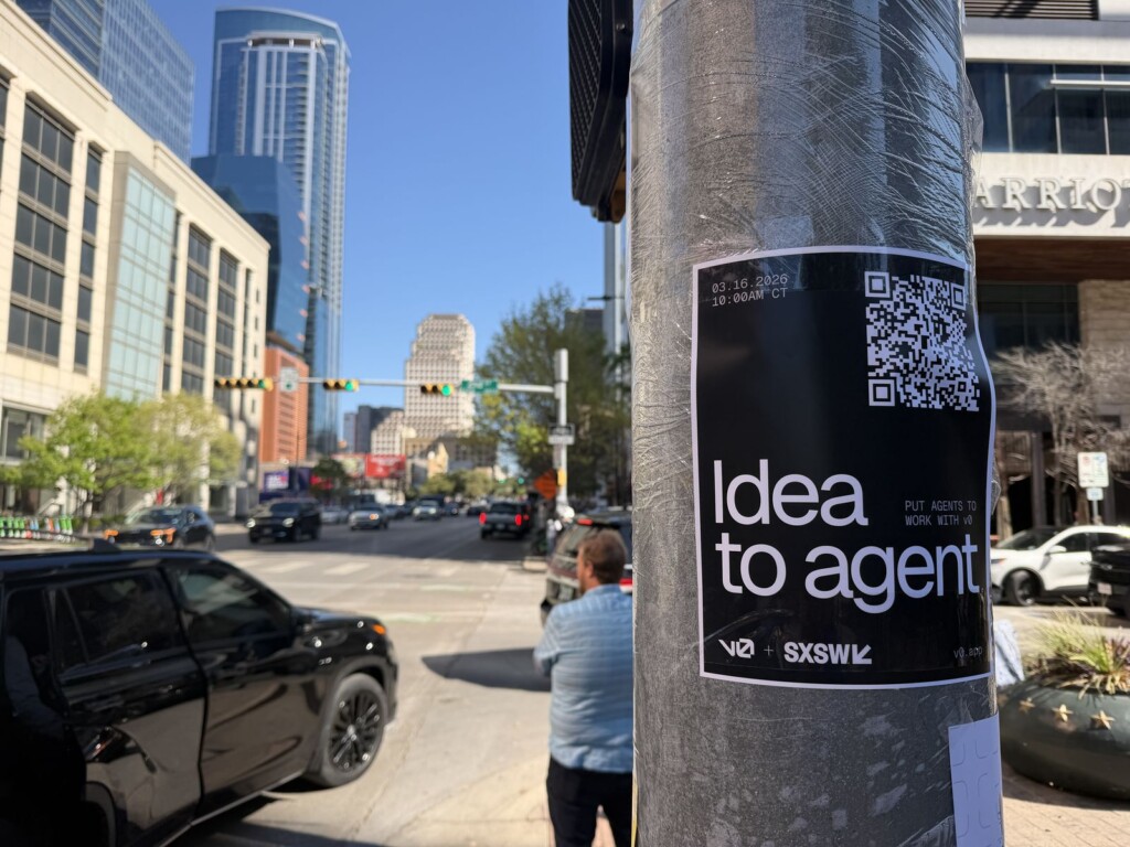 Flyer posting — Wild Posting® campaign at SXSW, Austin, TX