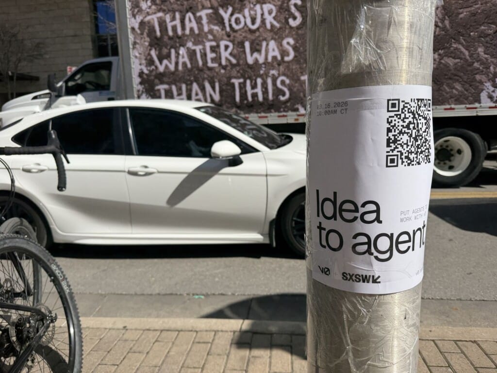 Flyer posting — Wild Posting® campaign at SXSW, Austin, TX