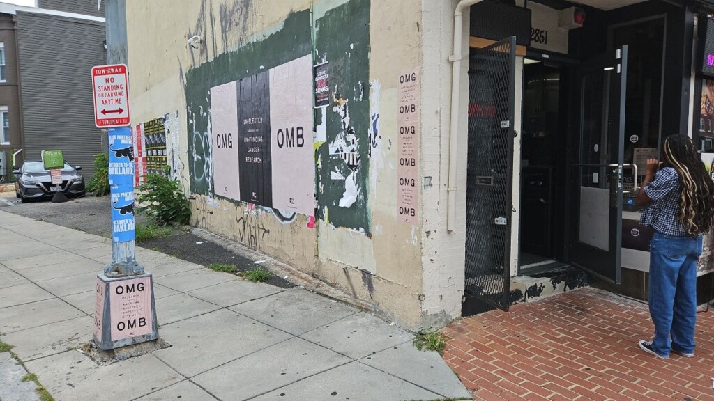 Flyer posting — Wild Posting® campaign in Washington, DC