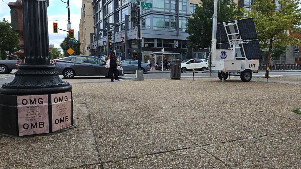 Flyer posting — Wild Posting® campaign at 721 H St NE, Washington, DC