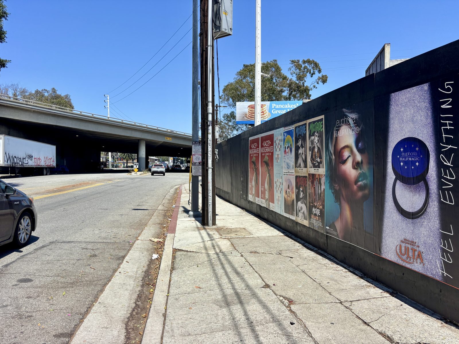 Half Magic Beauty Euphoria collection Wild Posting® on Robertson Boulevard in Los Angeles