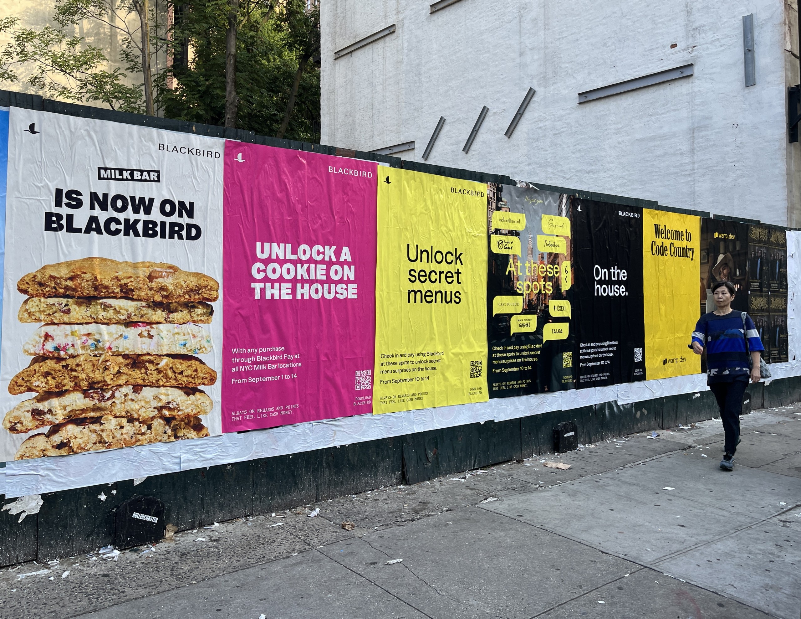 Milk Bar × Blackbird Wild Posting® in New York City