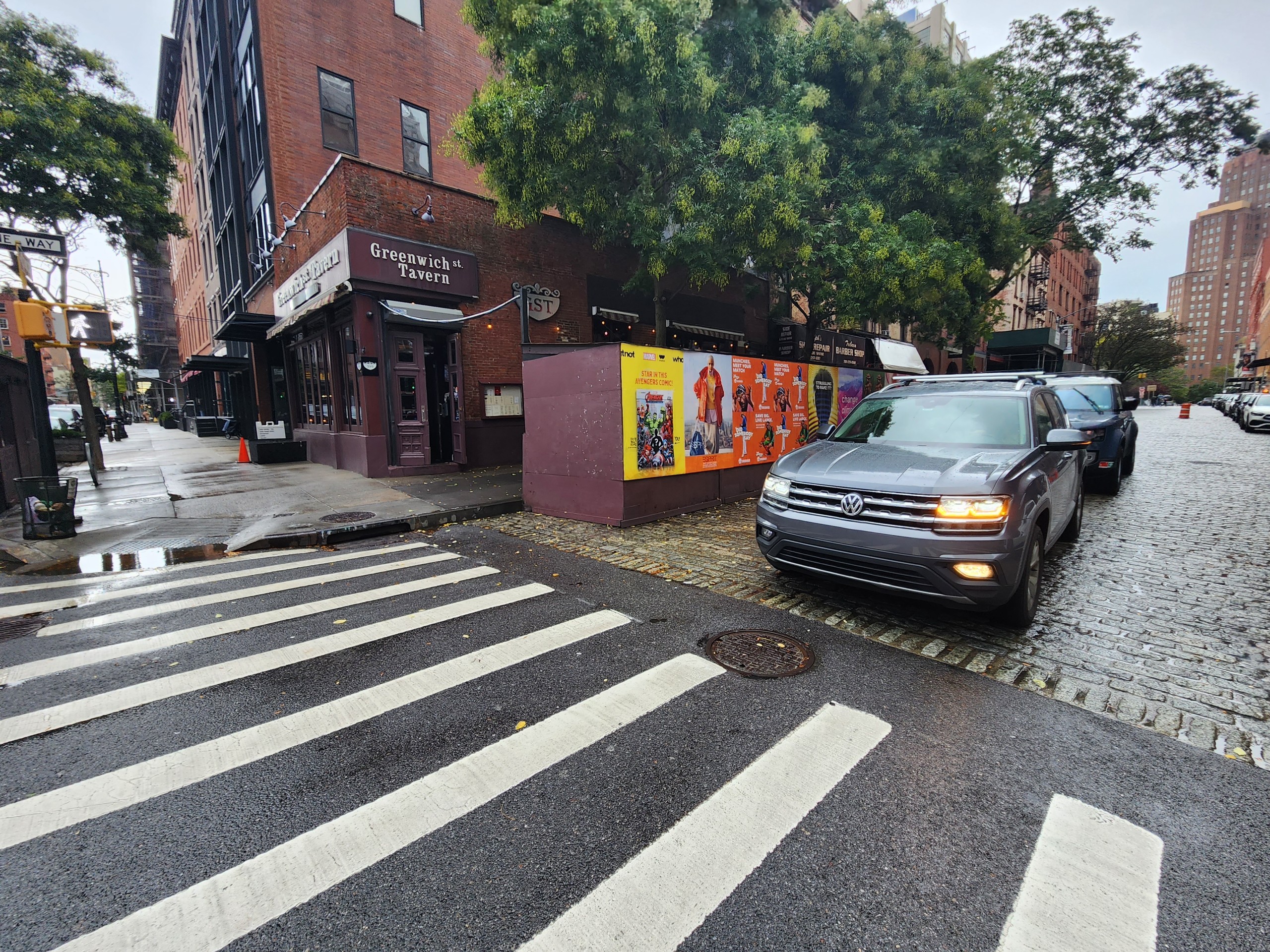 Wild Posting® street poster campaign in New York City’s Greenwich Village targeting heavy pedestrian foot traffic.