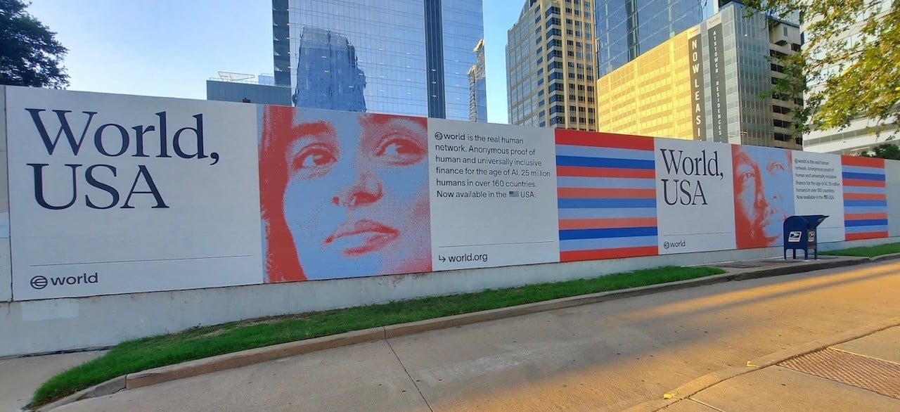 Wild Posting® – Downtown Austin | World, USA Large-Scale Wall Campaign