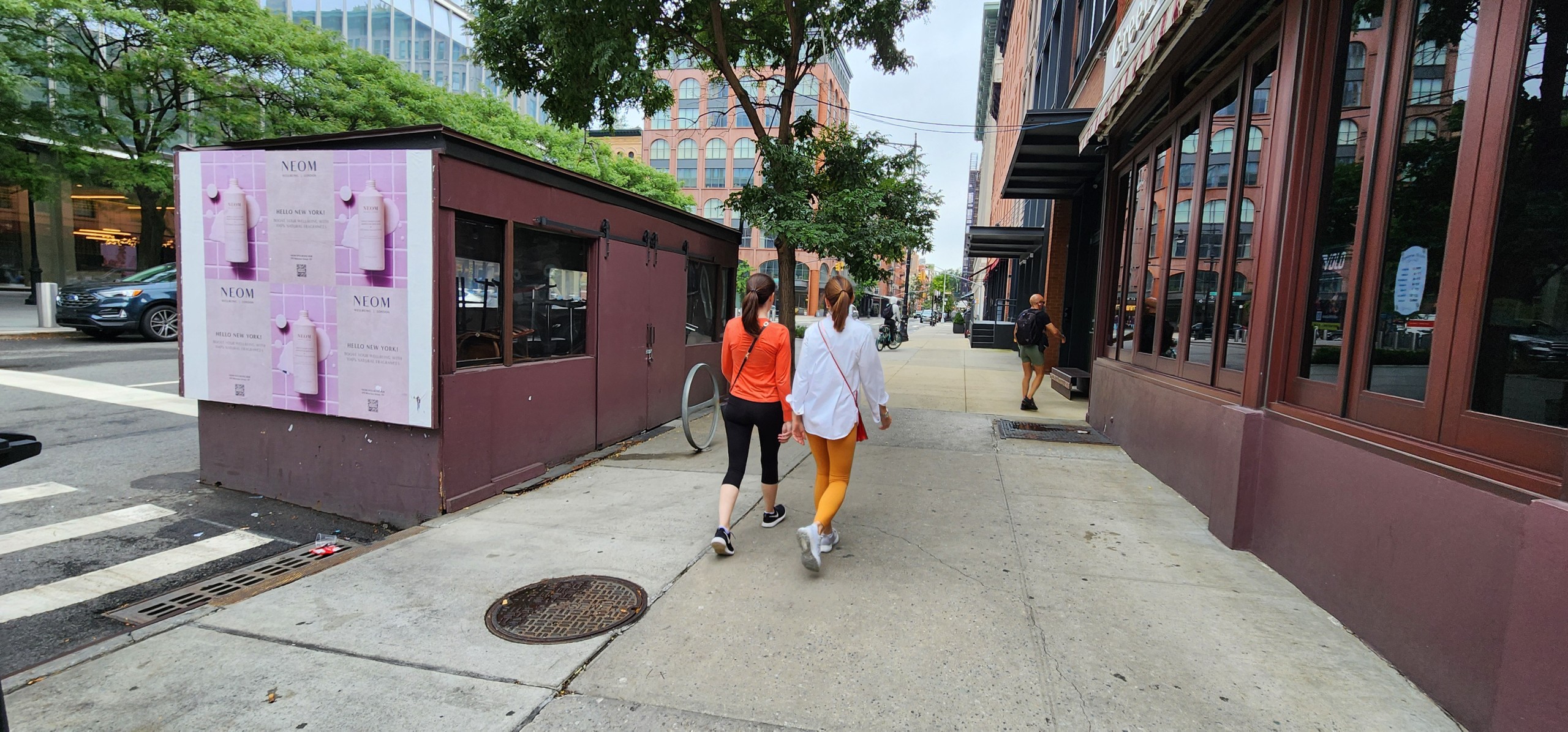 Wild Posting® outdoor advertising posters displayed at Greenwich Street and Beach Street in New York City